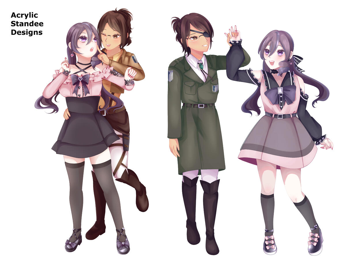 Canon x OC - Acrylic Standee Design